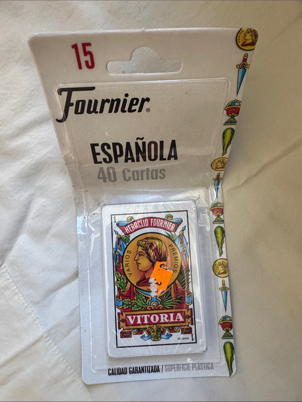Española 40 Cartas – Vitoria Playing Cards (White Packaging)